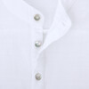 Gasper Baby Priest Collar Long Sleeve Buttoned Shirt, Celadon Green - Shirts - 2 - thumbnail