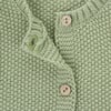 Molly Knit Crew Neck Long Sleeve Buttoned Cardigan, Terragon Green - Cardigans - 4