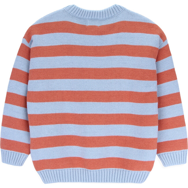 Scouts Knitted Drop Shoulder Long Sleeve Sweater, Scouts Stripes - Sweaters - 3
