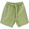 Iggy Back Pocket Drawstring Shorts, Terragon Green - Shorts - 1 - thumbnail