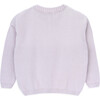 Raccoon Knitted Drop Shoulder Long Sleeve Sweater, Whitecap Gray - Sweaters - 3