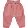 Jeth Rib Knit Waist And Cuff Trousers, Muted Clay Rose - Pants - 3