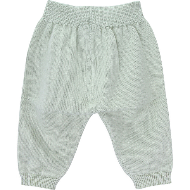 Jeth Rib Knit Waist And Cuff Trousers, Cleadon Green - Pants - 3