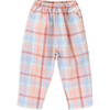 Jared Twill Rolled Cuff Plaid Trousers, Moonrise Checks - Pants - 1 - thumbnail