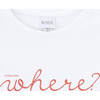 Where Crew Neck Short Frilled Sleeve T-Shirt, Pearl - T-Shirts - 2