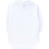 Raccoon Classic Collar Long Sleeve Buttoned Body, White - Onesies - 2