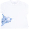 Shark Crew Neck Short Sleeve T-Shirt, Pearl - T-Shirts - 1 - thumbnail