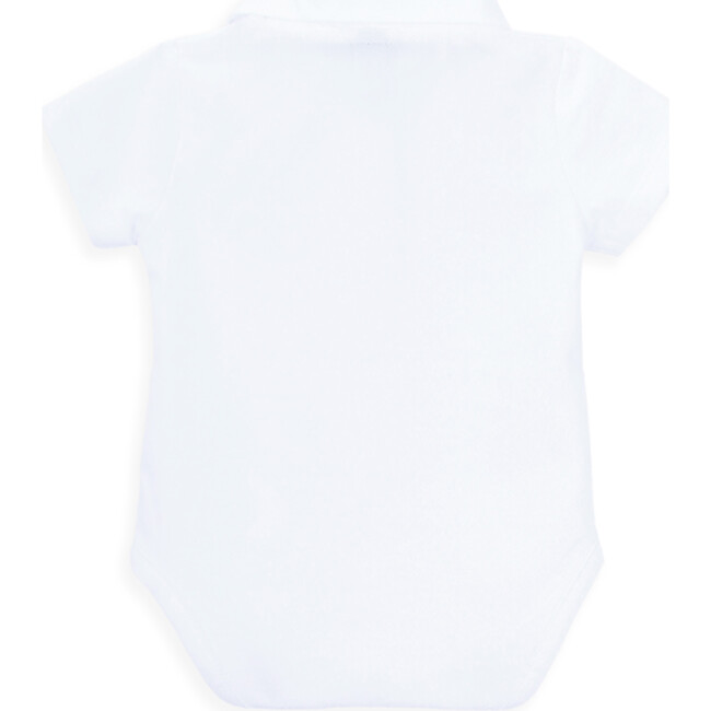 Balloon Fish Classic Colar Short Sleeve Body, White - Onesies - 3