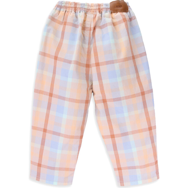 Jared Twill Rolled Cuff Plaid Trousers, Moonrise Checks - Pants - 3