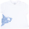 Shark Baby Crew Neck Short Sleeve T-Shirt, Pearl - Tees - 1 - thumbnail