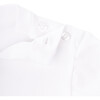 Cousteau Crew Neck Short Sleeve Shoulder Open T-Shirt, White - Tees - 2 - thumbnail