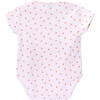 Carmel Crew Neck Short Sleeve Shoulder Open Body, Little Flower - Onesies - 3