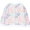 Colorful Drop Shoulder Long Sleeve Dots Sweatshirt, Colorful Dots - Sweatshirts - 2