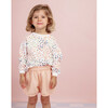Colorful Baby Drop Shoulder Long Sleeve Dots Sweatshirt, Colorful Dots - Sweatshirts - 3