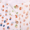 Edith Crew Neck Sleeveless Back-Buttoned Romper, Colorful Dots - Rompers - 3