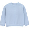 Cousteau Crew Neck Long Sleeve Shoulder Snap Sweatshirt, Blue Fog - Sweatshirts - 3 - thumbnail
