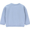 Cousteau Baby Crew Neck Long Sleeve Shoulder Snap Sweatshirt, Blue Fog - Sweatshirts - 3 - thumbnail