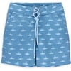 Barton Adjustable Looped Drawstring Shorts, Blue Submarine - Shorts - 1 - thumbnail