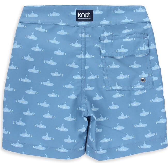 Barton Adjustable Looped Drawstring Shorts, Blue Submarine - Shorts - 3