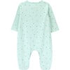 Alani Crew Neck Long Sleeve Buttoned Babygrow, Little Suns - Bodysuits - 3