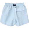 Parker Print Back Flap Pocket Swim Shorts, Big Waves - Swim Trunks - 3