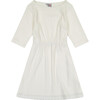 Leslie Bateau Neck, White Lace - Dresses - 1 - thumbnail