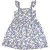 Girls Pinafore Dress, Hydrangea - Dresses - 1 - thumbnail