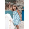 Girls Pinafore Dress, Hydrangea - Dresses - 4