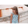 Girls Pinafore Dress, Hydrangea - Dresses - 5