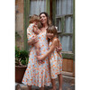 Girls Clover Dress, Multi Floral - Dresses - 5 - thumbnail