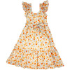 Women's Ruffle Tank Dress, Multi Floral - Dresses - 1 - thumbnail