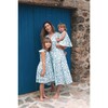 Women's Short Sleeve Dress, Hydrangea - Dresses - 3 - thumbnail