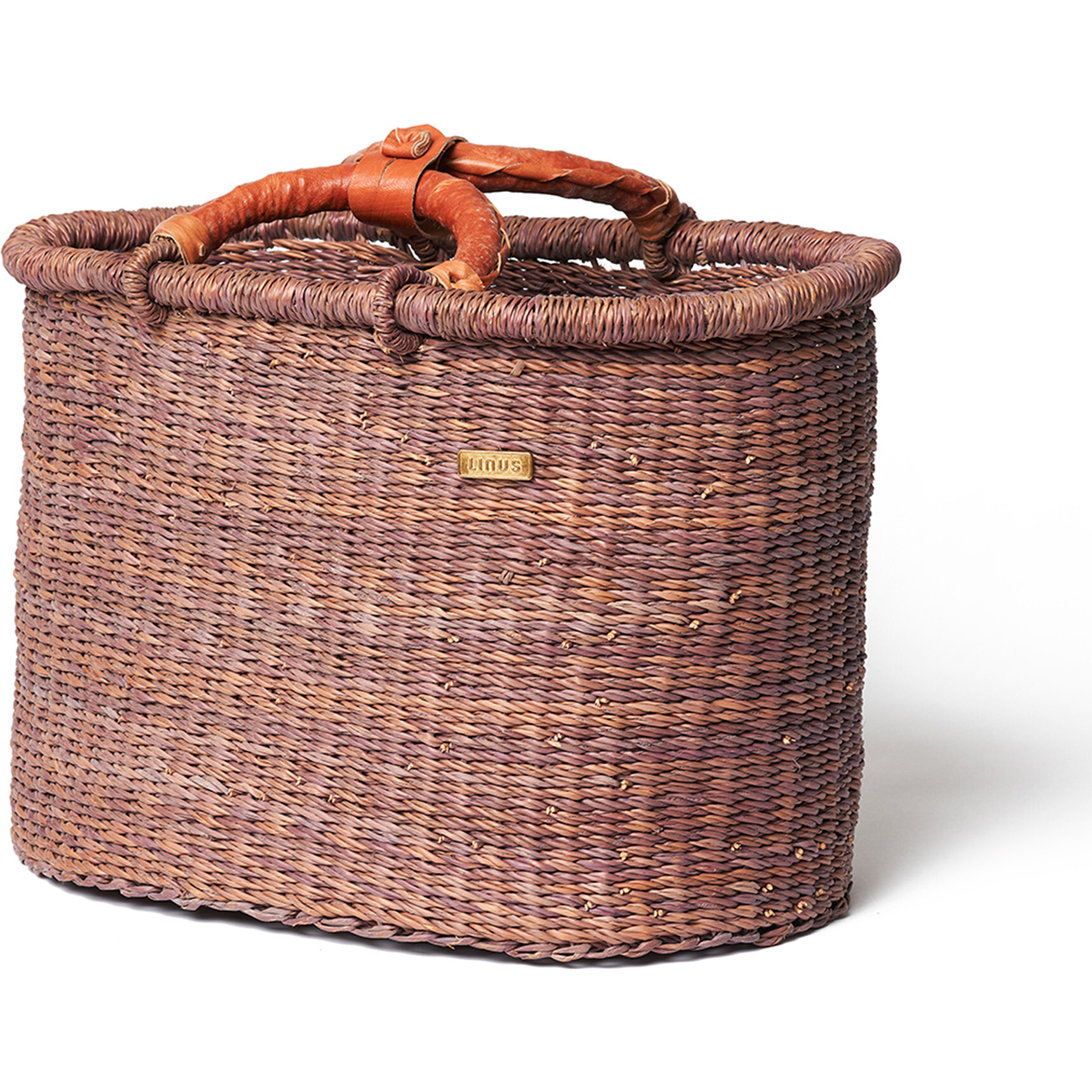 Bolga Rear Bike Basket, Aubergine - Other Accessories - 1