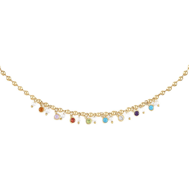 Women's Gypsie Pearl Charm Necklace