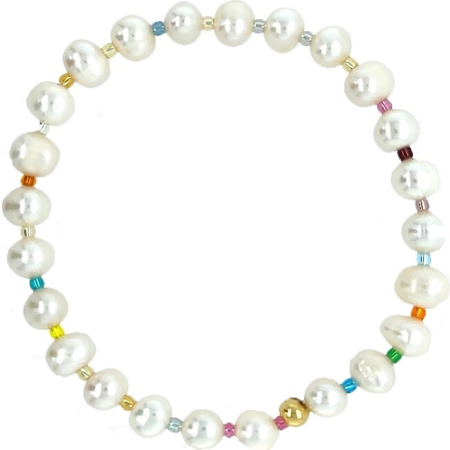 Women's Ariel Pearl Bracelet, Rainbow Multi