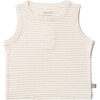 Viscose from Bamboo Organic Cotton Toddler Tank Top, Dune Stripe - Shirts - 1 - thumbnail