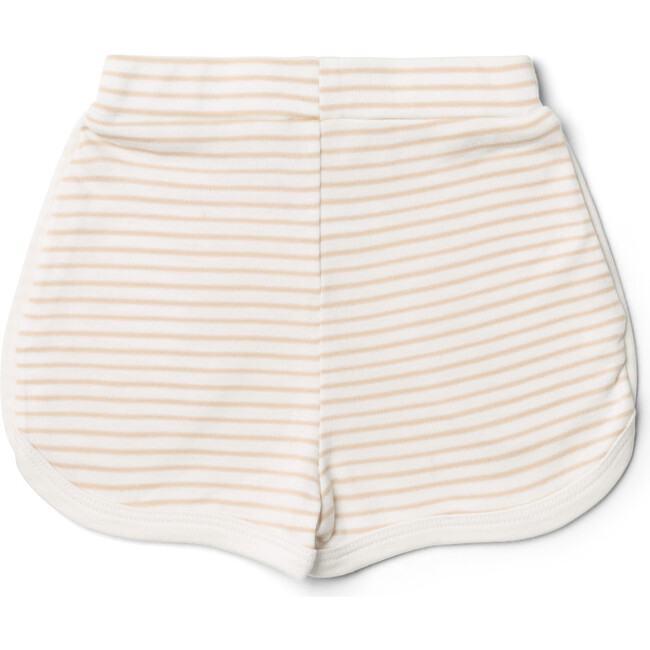 Viscose from Bamboo Organic Cotton Toddler Shorts, Dune Stripe