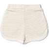 Viscose from Bamboo Organic Cotton Toddler Shorts, Dune Stripe - Shorts - 1 - thumbnail