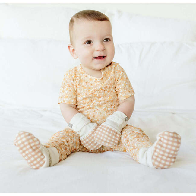 Viscose from Bamboo Organic Cotton S/S Bodysuit, Wildflowers - Onesies - 3