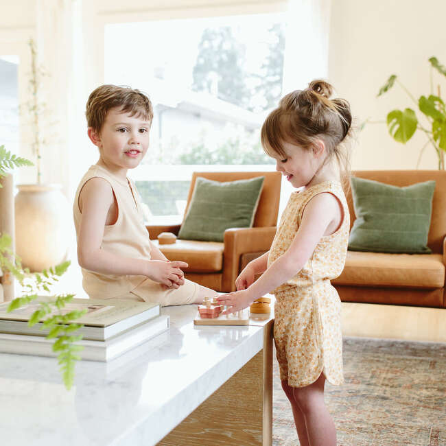 Viscose from Bamboo Organic Cotton Baby Shorts, Wildflowers - Shorts - 3