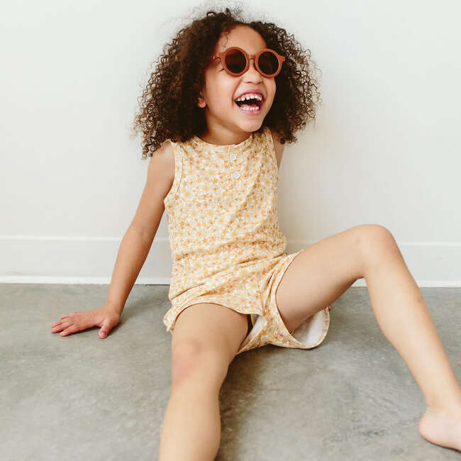 Viscose from Bamboo Organic Cotton Baby Shorts, Wildflowers - Shorts - 4