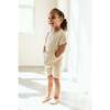 Viscose from Bamboo Organic Cotton Toddler Biker Set, Dune - Mixed Apparel Set - 4