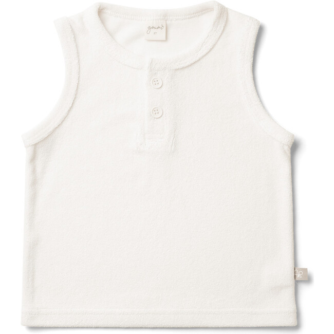 Viscose from Bamboo Organic Cotton Baby Tank Top, Cloud Terry