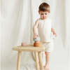 Viscose from Bamboo Organic Cotton Baby Tank Top, Dune Stripe - Shirts - 4