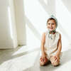 Viscose from Bamboo Organic Cotton Baby Tank Top, Dune Stripe - Shirts - 5