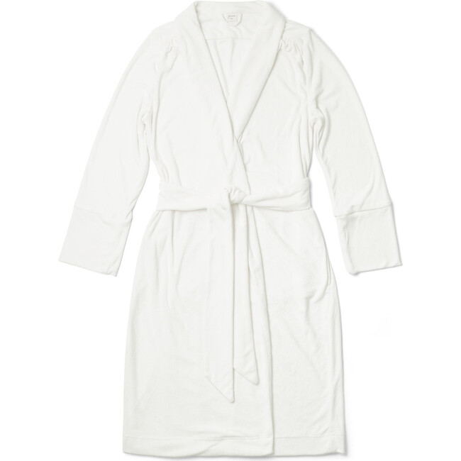 Viscose from Bamboo Organic Cotton Womens Robe, Cloud Terry - Robes - 1