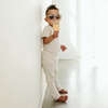 Viscose from Bamboo Organic Cotton Baby Pants, Dune Stripe - Pants - 2