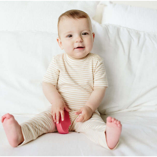 Viscose from Bamboo Organic Cotton Baby Pants, Dune Stripe - Pants - 4