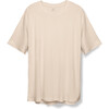 Viscose from Bamboo Organic Cotton Adult T-Shirt, Dune - T-Shirts - 1 - thumbnail