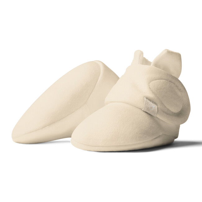 Viscose from Bamboo Organic Cotton Baby Booties, Dune